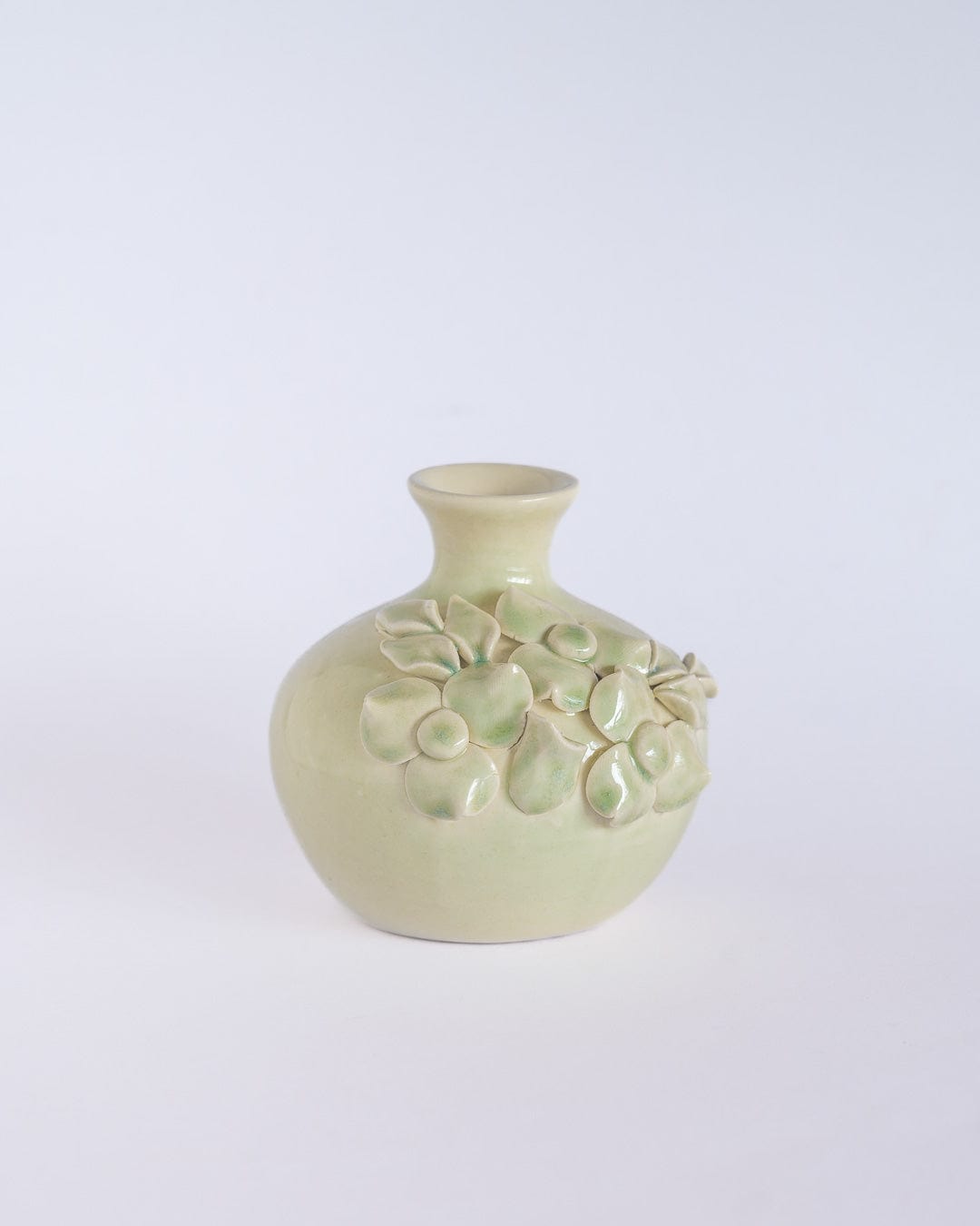 Serenity Handcrafted Flower Ceramic Vase