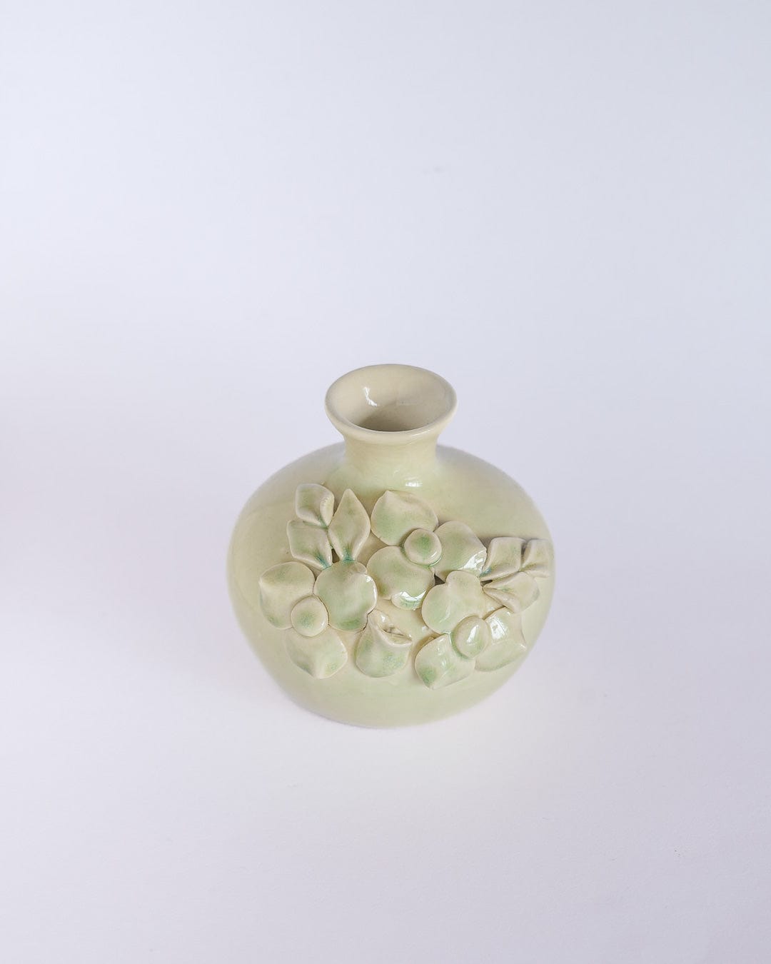 Serenity Handcrafted Flower Ceramic Vase