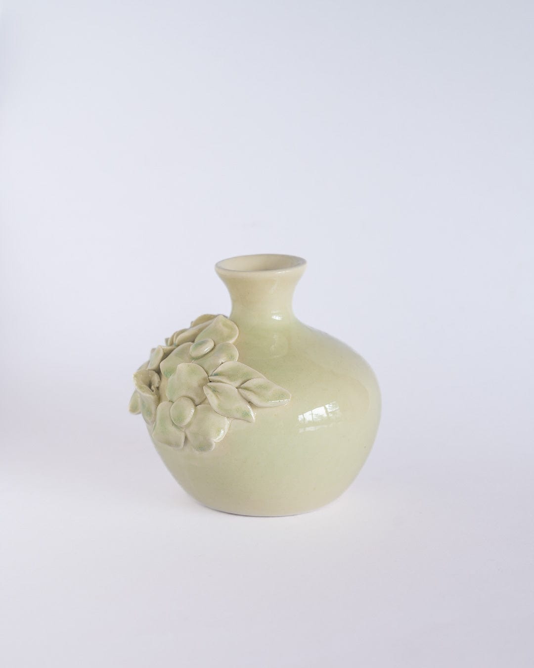 Serenity Handcrafted Flower Ceramic Vase