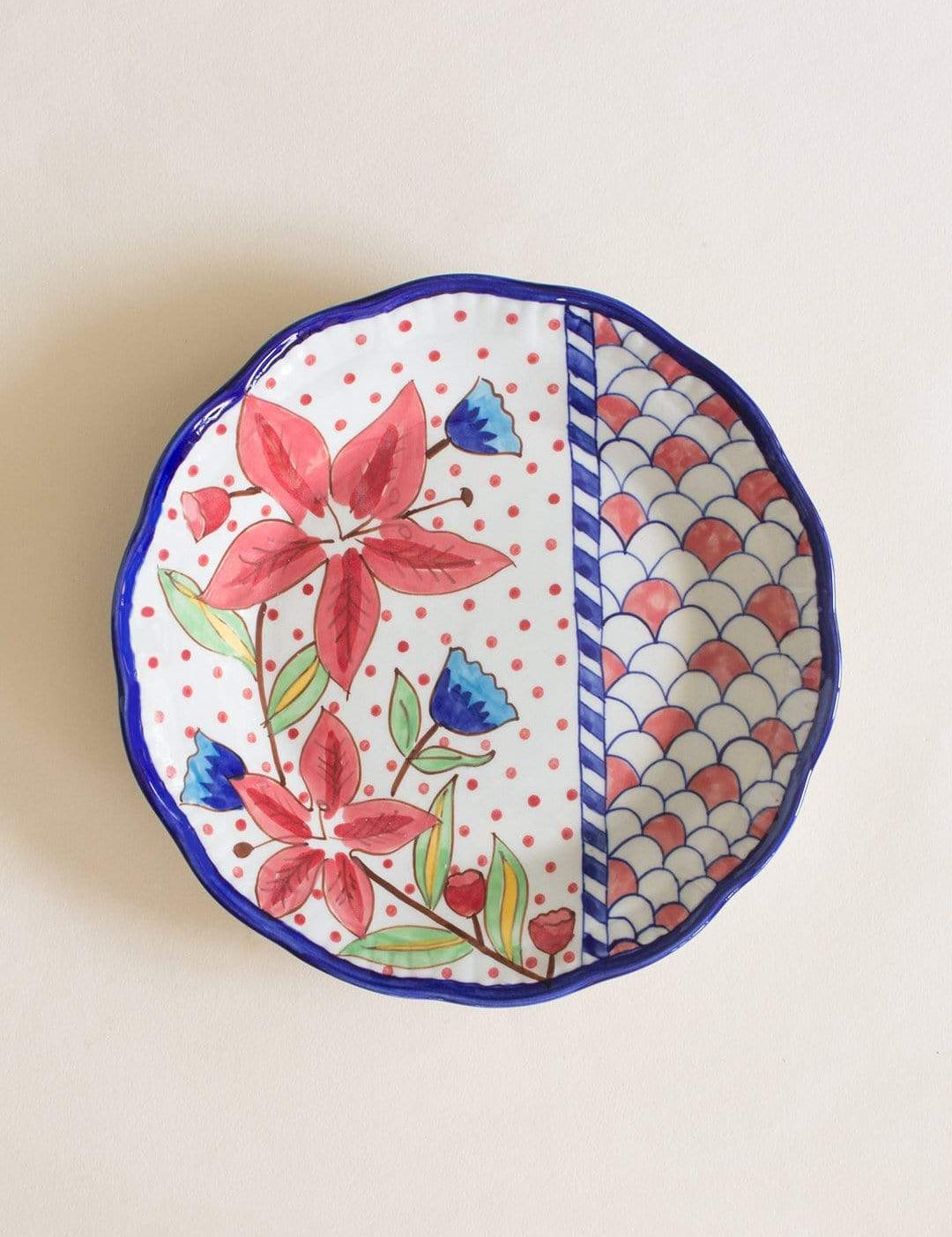 serveware Aiden Hand painted Platter