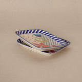 serveware Aiden Hand painted Rectangular Platter - Set Of 2