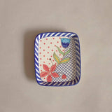serveware Aiden Hand painted Rectangular Platter - Set Of 2