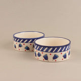 serveware Aiden Handpainted Nut Bowl- Set Of 2