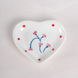 serveware Arunya Handpainted Ceramic Teabag Holder