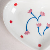 serveware Arunya Handpainted Ceramic Teabag Holder
