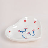 serveware Arunya Handpainted Ceramic Teabag Holder