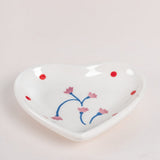 serveware Arunya Handpainted Ceramic Teabag Holder