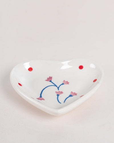 serveware Arunya Handpainted Ceramic Teabag Holder