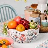 serveware Dance in a Flowerbed Ceramic Bowl-Extra Large