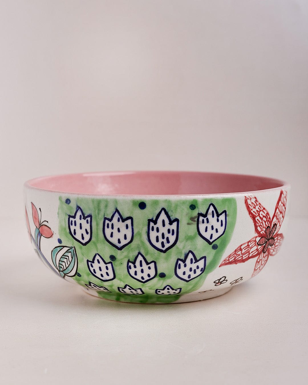 serveware Dance in a Flowerbed Ceramic Bowl - Medium