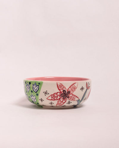 serveware Dance in a Flowerbed Ceramic Bowl - Small