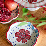 serveware Dance in a Flowerbed Ceramic Mini Flower Platter