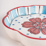 serveware Dance in a Flowerbed Ceramic Mini Flower Platter