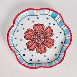 serveware Dance in a Flowerbed Ceramic Mini Flower Platter