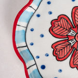 serveware Dance in a Flowerbed Ceramic Mini Flower Platter