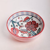 serveware Dance in a Flowerbed Ceramic Pasta Bowl