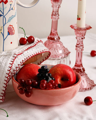 serveware Dance in a Flowerbed Ceramic Pasta Bowl