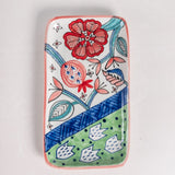 serveware Dance in a Flowerbed Ceramic Rectangle Platter