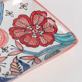 serveware Dance in a Flowerbed Ceramic Rectangle Platter