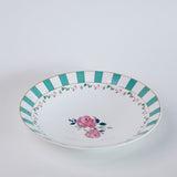 serveware Magique by The Wishing Chair: Portrait of a Rose Coupe Pasta Plates - Set of 2