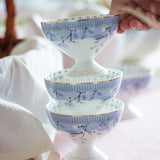 serveware Magique by The Wishing Chair: River of Flowers Dessert Cups - Set of 4