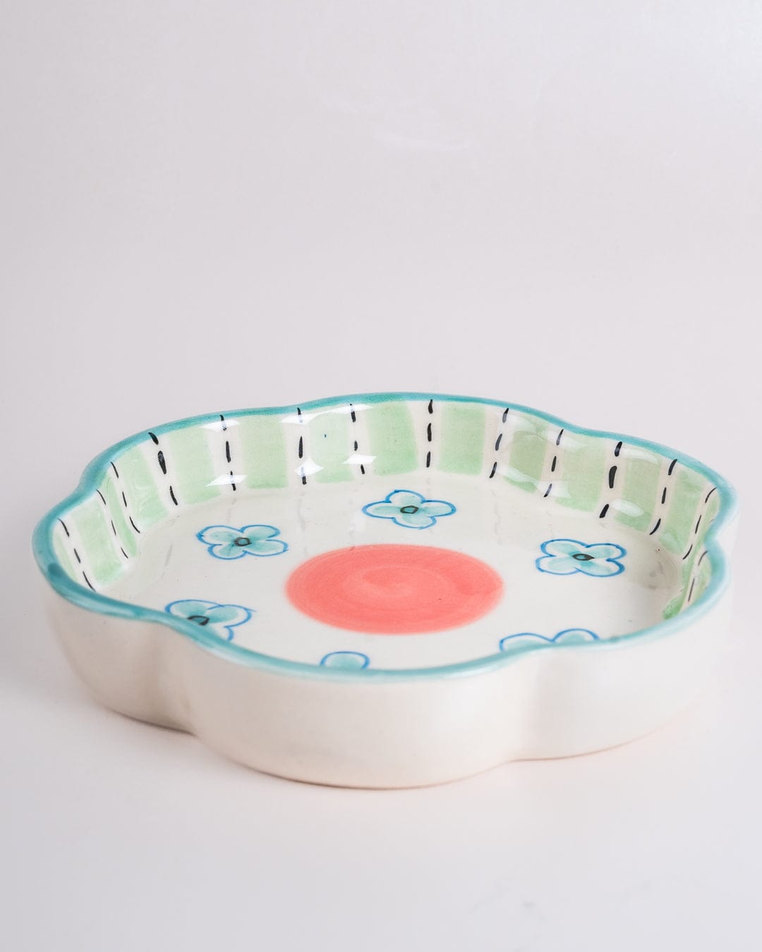 serveware Masquerade Ceramic Flower Platter | The Wishing Chair