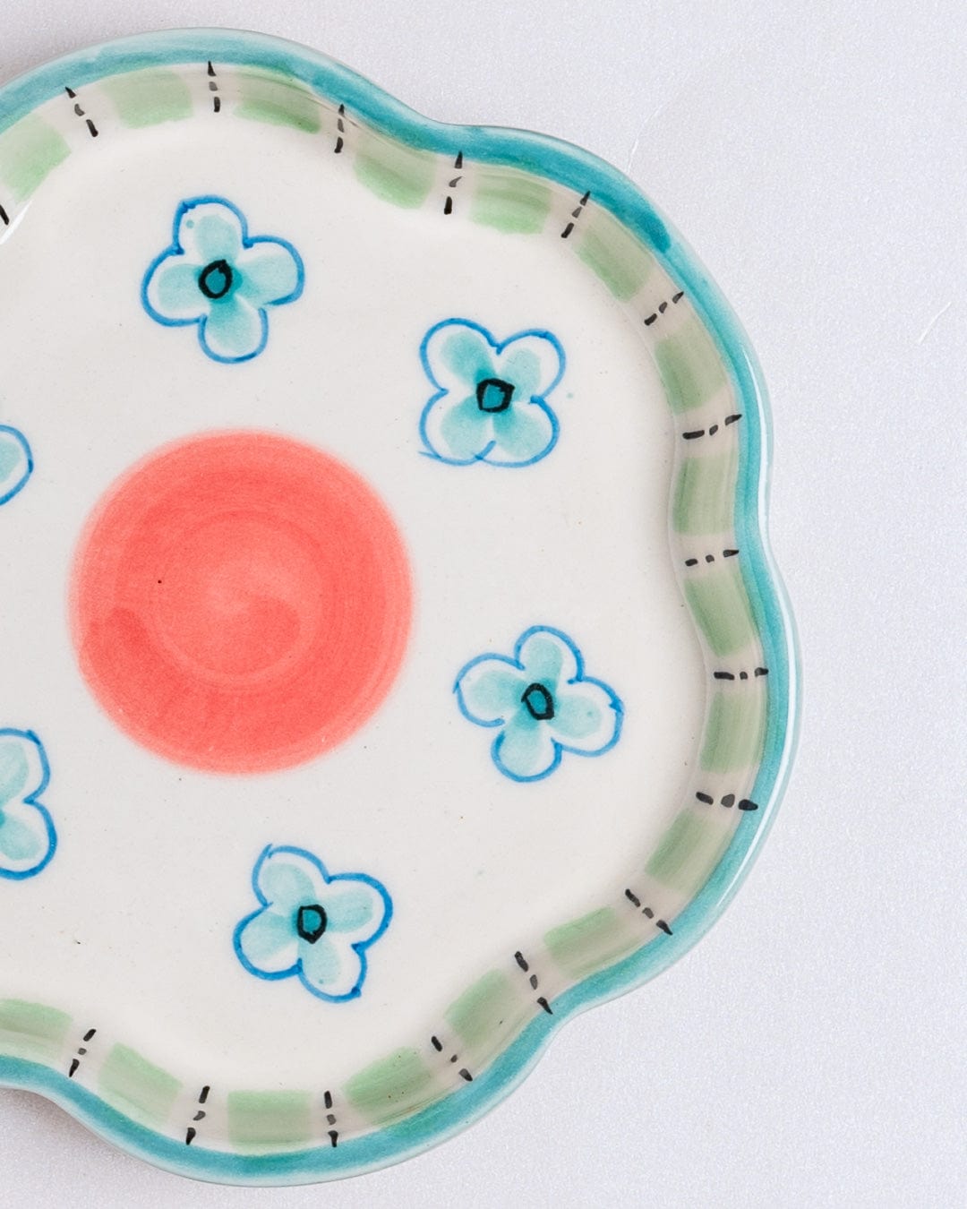 serveware Masquerade Ceramic Flower Platter | The Wishing Chair