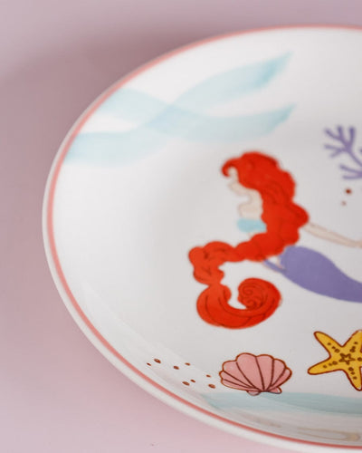 serveware Mermaid Handpainted Single Plate