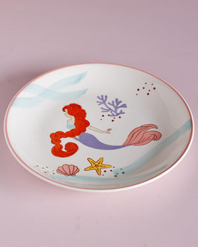 serveware Mermaid Handpainted Single Plate