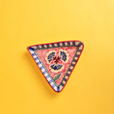 serveware Nira Handpainted Triangular Platters - Set of 2