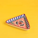 serveware Nira Handpainted Triangular Platters - Set of 2