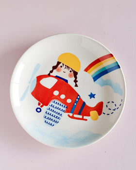 serveware Pilot Handpainted Single Plate