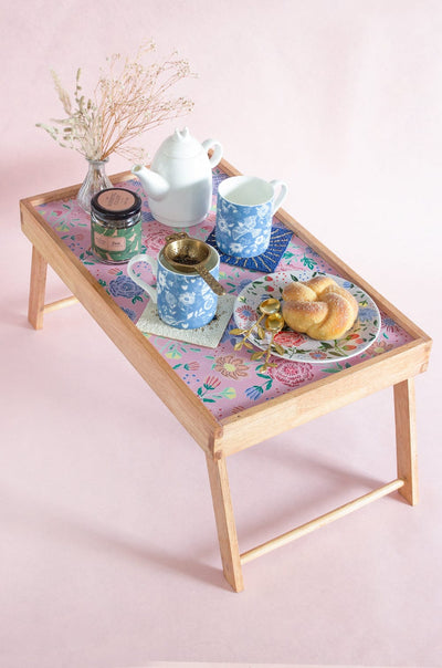 serveware Pink Midsummer Dream Breakfast Tray