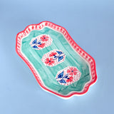 serveware Poppies & Play Handpainted Organic Platter