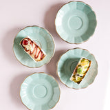 serveware Royal Karenina Ceramic Snacks Plate Set of 4