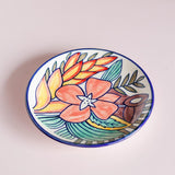 serveware Secret Garden Ceramic Snacks Plate Set of 4