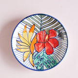 serveware Secret Garden Ceramic Snacks Plate Set of 4