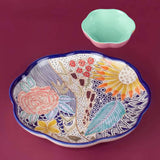 serveware Secret Garden Chip & Dip Platter With Bowl