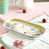 Serveware Sundrop Handpainted Ceramic Oval Platter