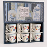 French Countryside Ceramic Mugs - Set of 6
