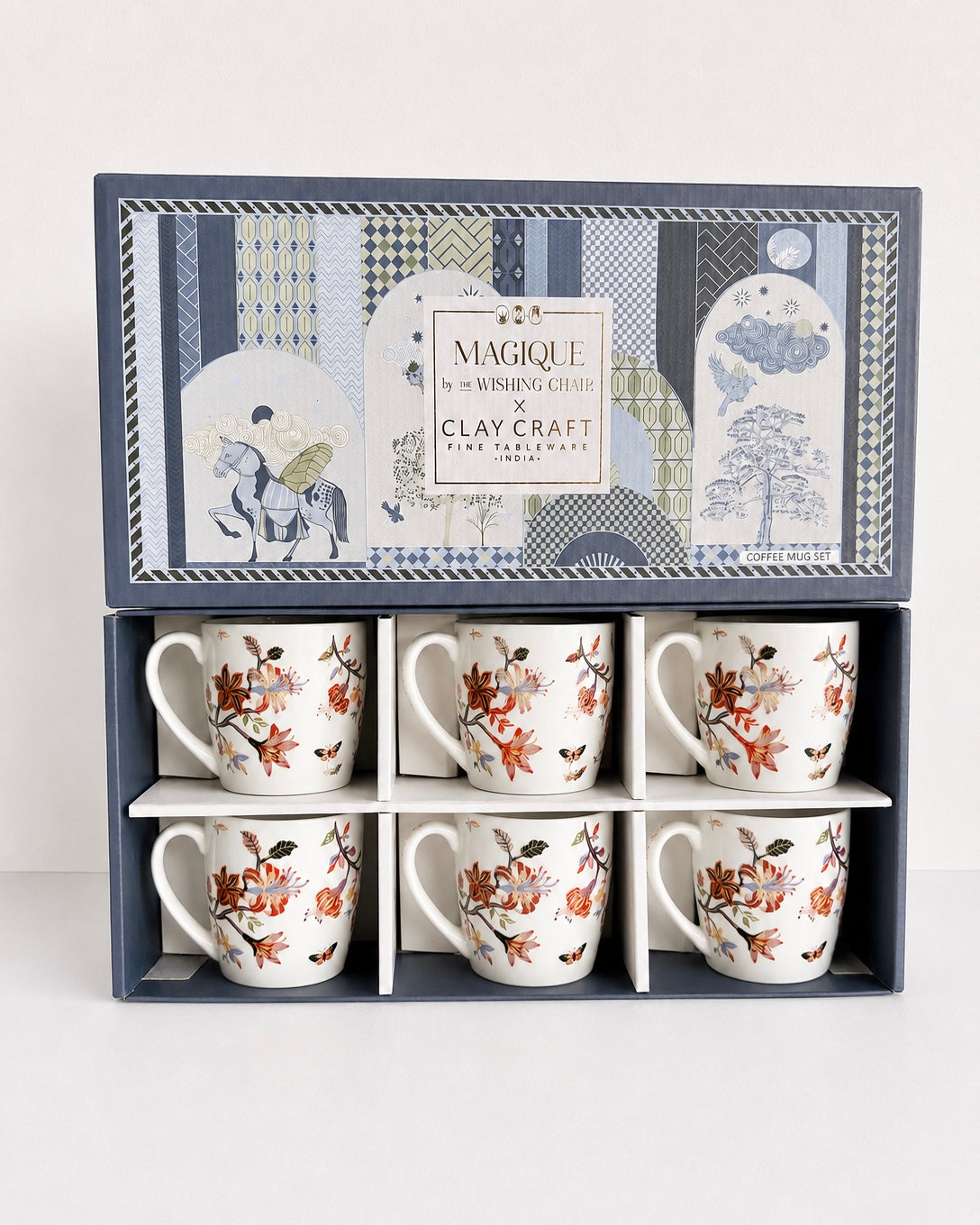 Hello Sunshine Ceramic Mugs - Set of 6
