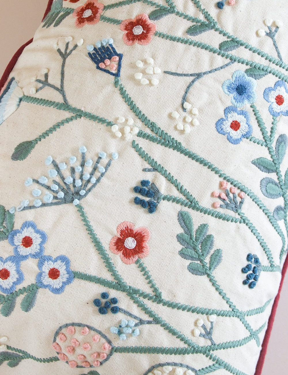 Shai Embroidered Cushion Cover
