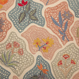 She Loves Me Flowers Embroidered Cushion Cover