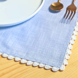 Silver Mist Hand Crochet Placemats - Set of 6