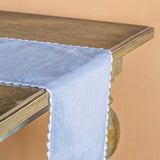 Silver Mist Hand Crochet Table Runner
