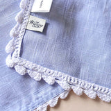 Silver Mist Hand Crochet Table Runner