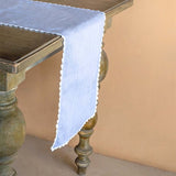 Silver Mist Hand Crochet Table Runner