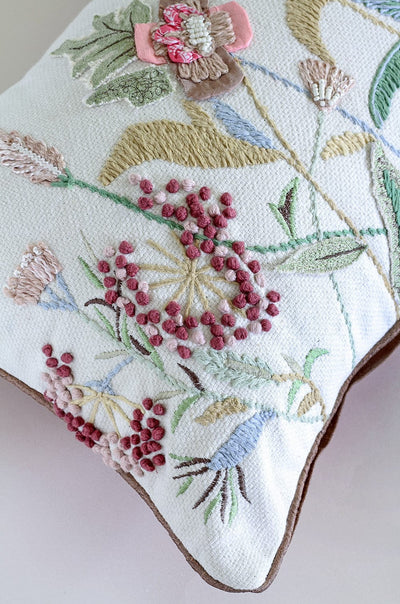 Simin Embroidered Cushion Cover