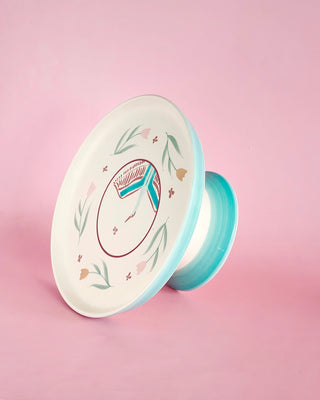 Skylark Handpainted Ceramic Cake Stand 24 cm