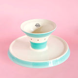 Skylark Handpainted Ceramic Cake Stand 24 cm